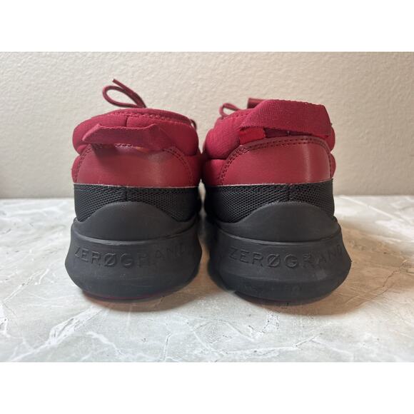 Men’s Cole Haan Generation Zerøgrand Mid Slipper Bootie‎ Red Black Size 9 Winter - Picture 3 of 8